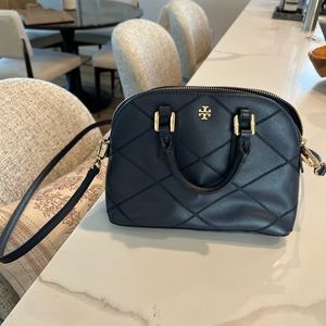 Tory Burch Robinson Mini Crossbody Bag Navy